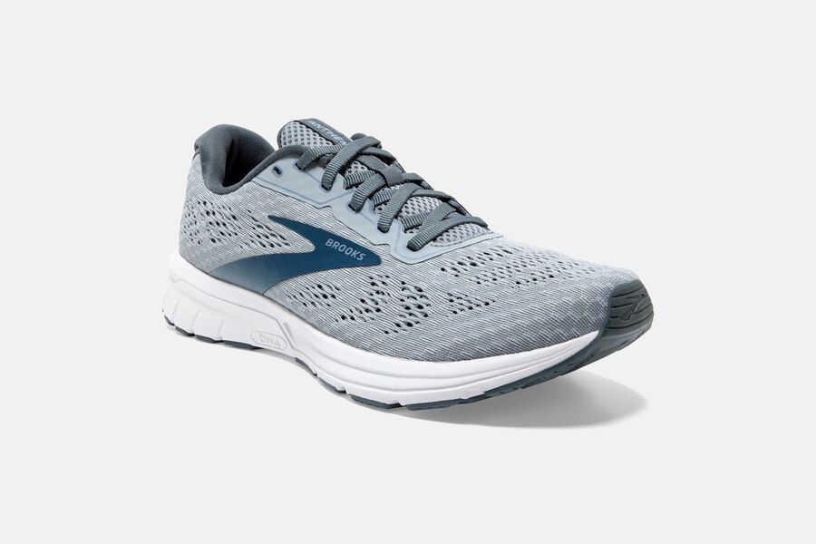 Brooks Running Shoes - Anthem 3 Road Mens - Grey/Blue - SHE-042781